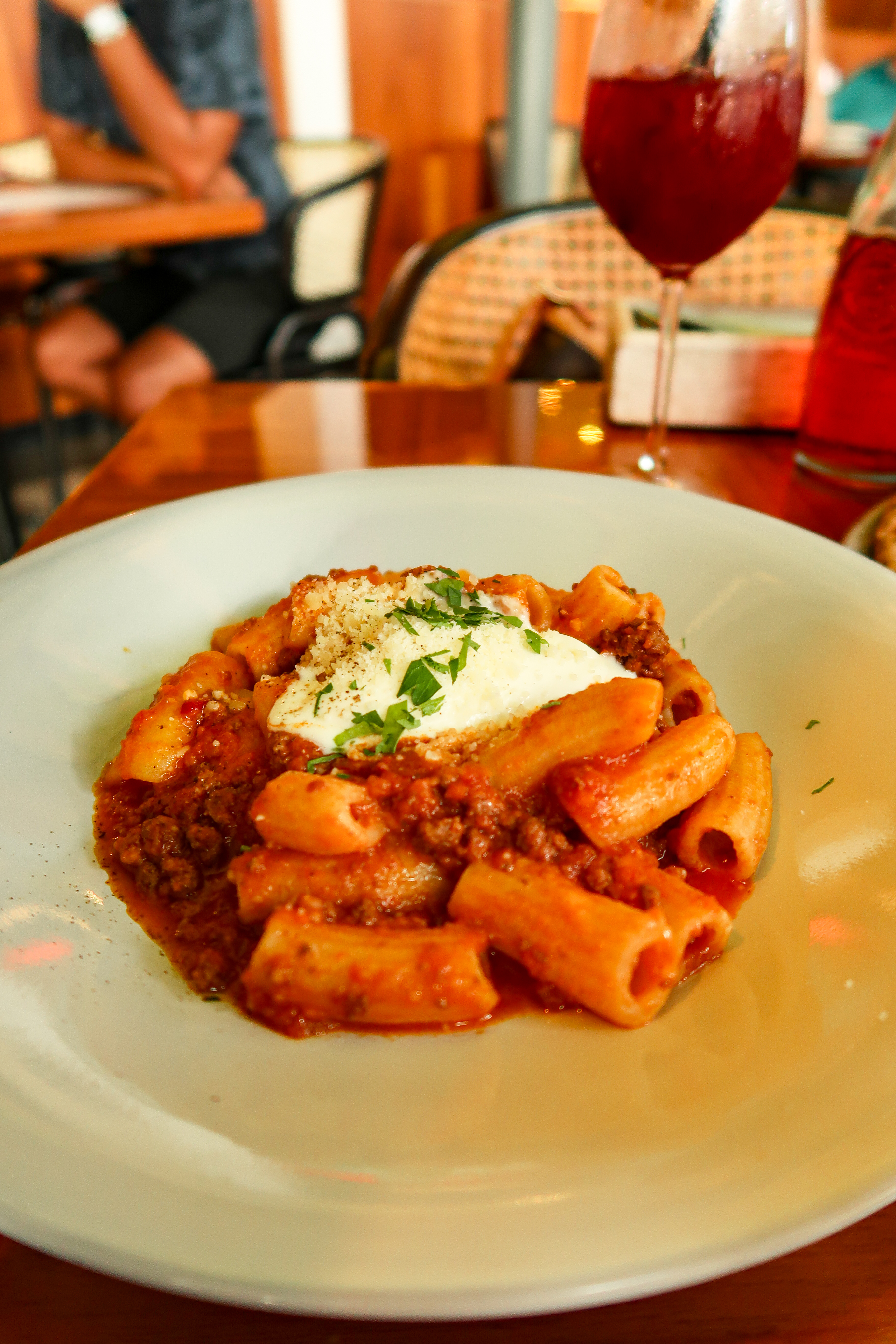 Bolognese pasta at RIGO