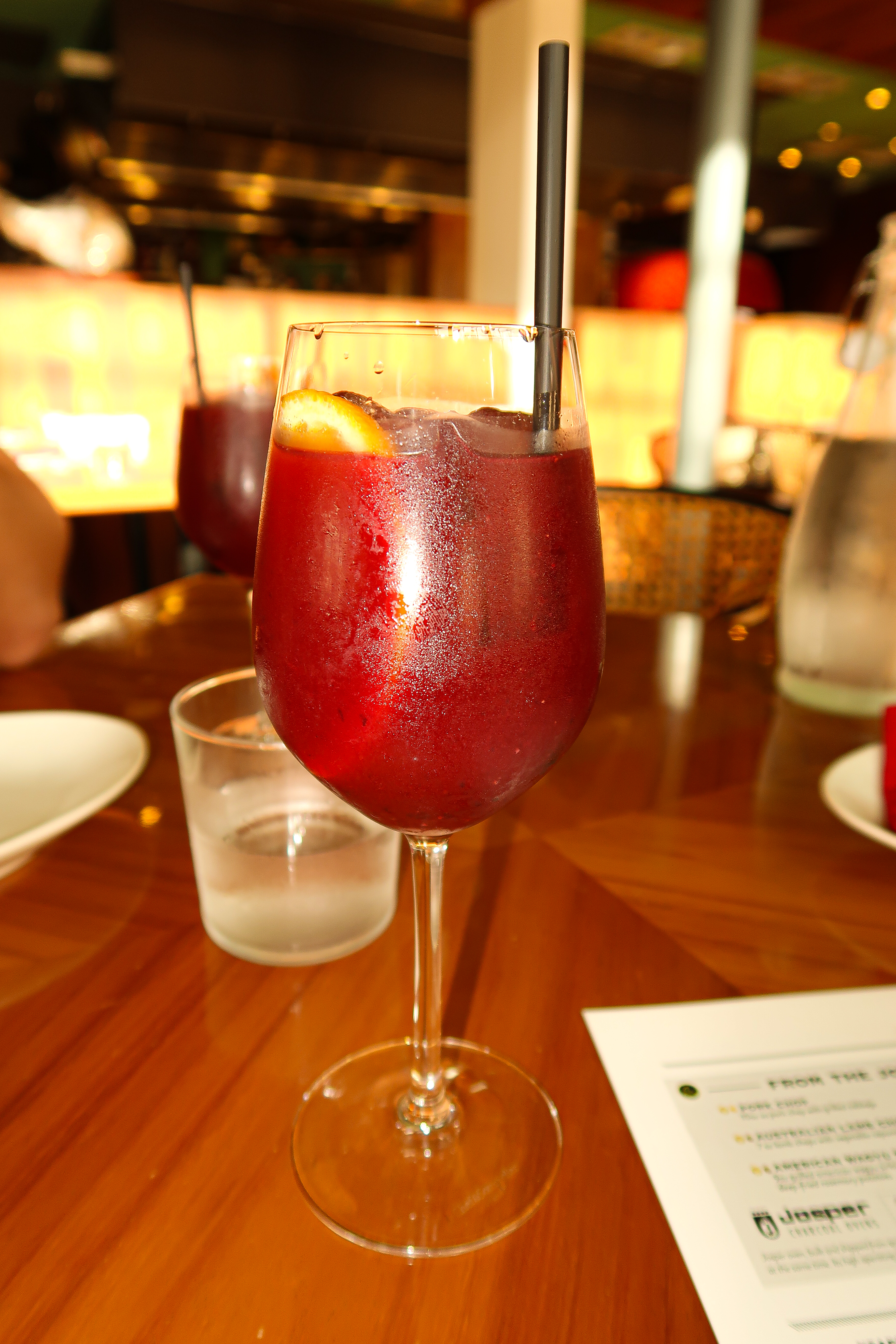 Mixed Berry Sangria at RIGO